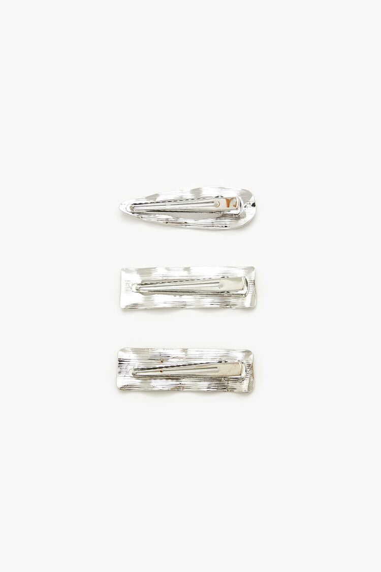 Hammered Geo Hair Clip Set | Forever 21 near me