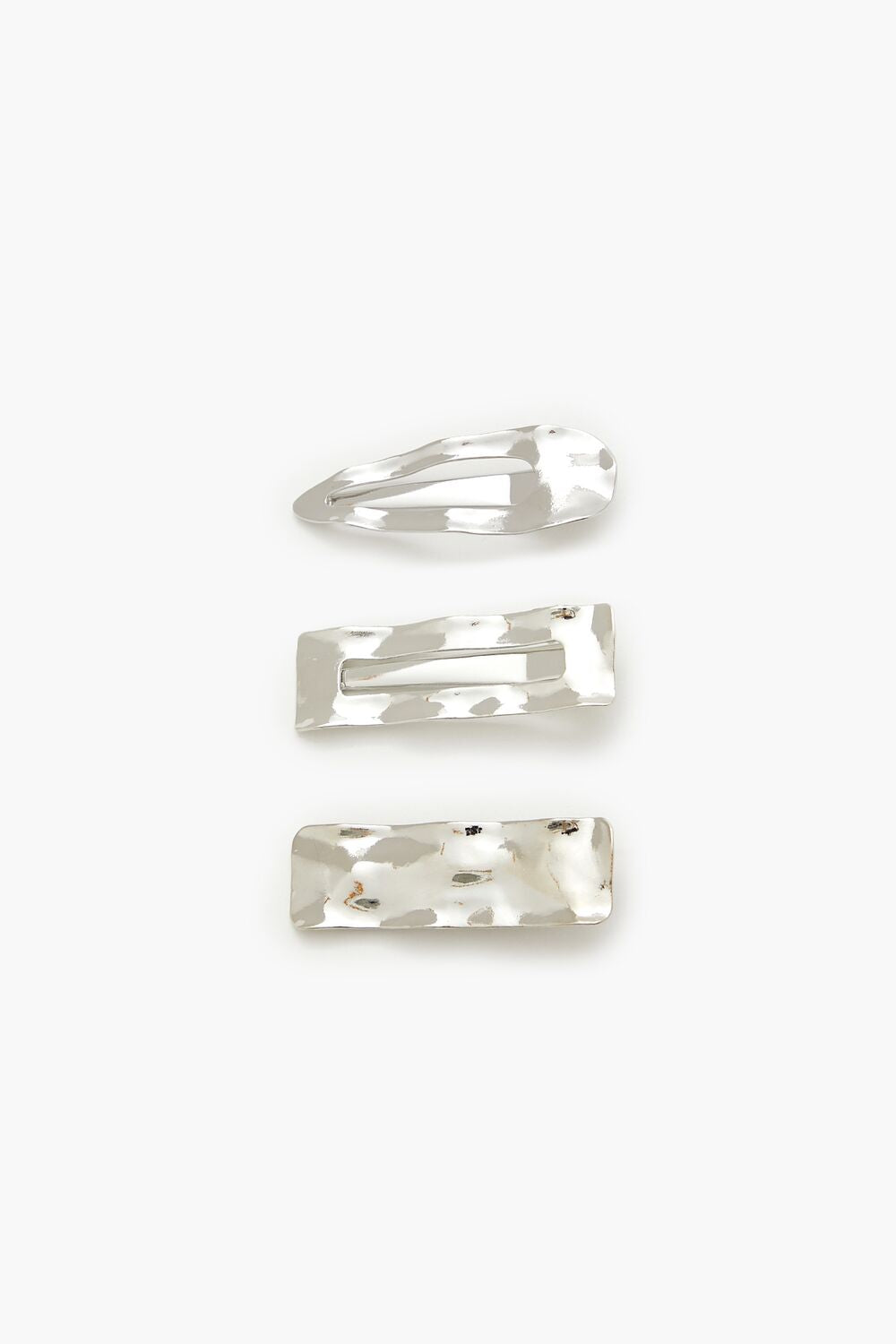 Hammered Geo Hair Clip Set | Forever 21 near me