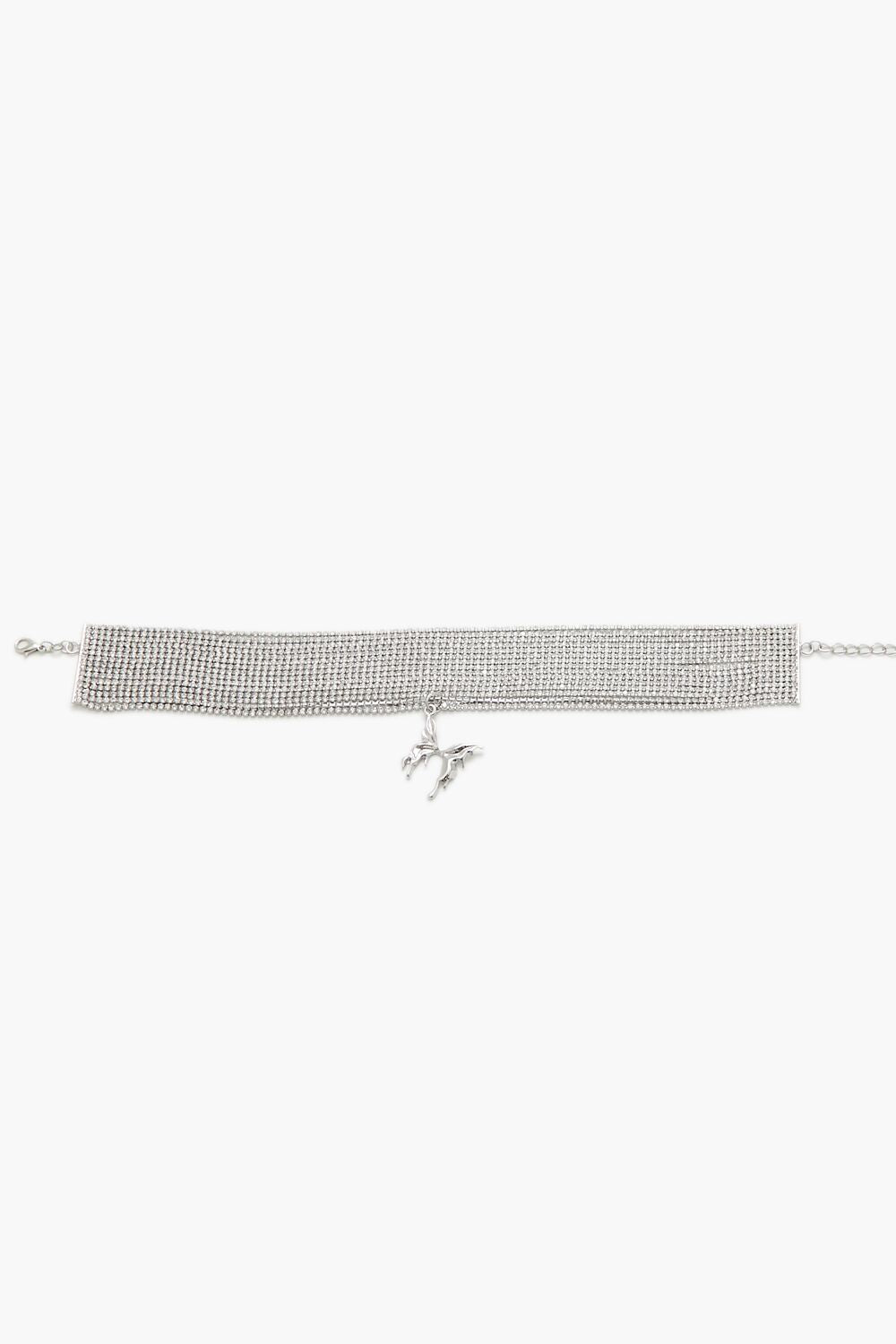 Rhinestone Butterfly Choker Necklace | Forever 21 on sale