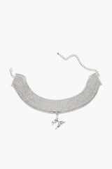 Rhinestone Butterfly Choker Necklace | Forever 21 on sale