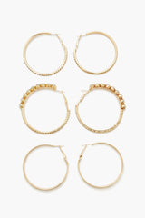 Etched Rhinestone Hoop Earrings | Forever 21 near me