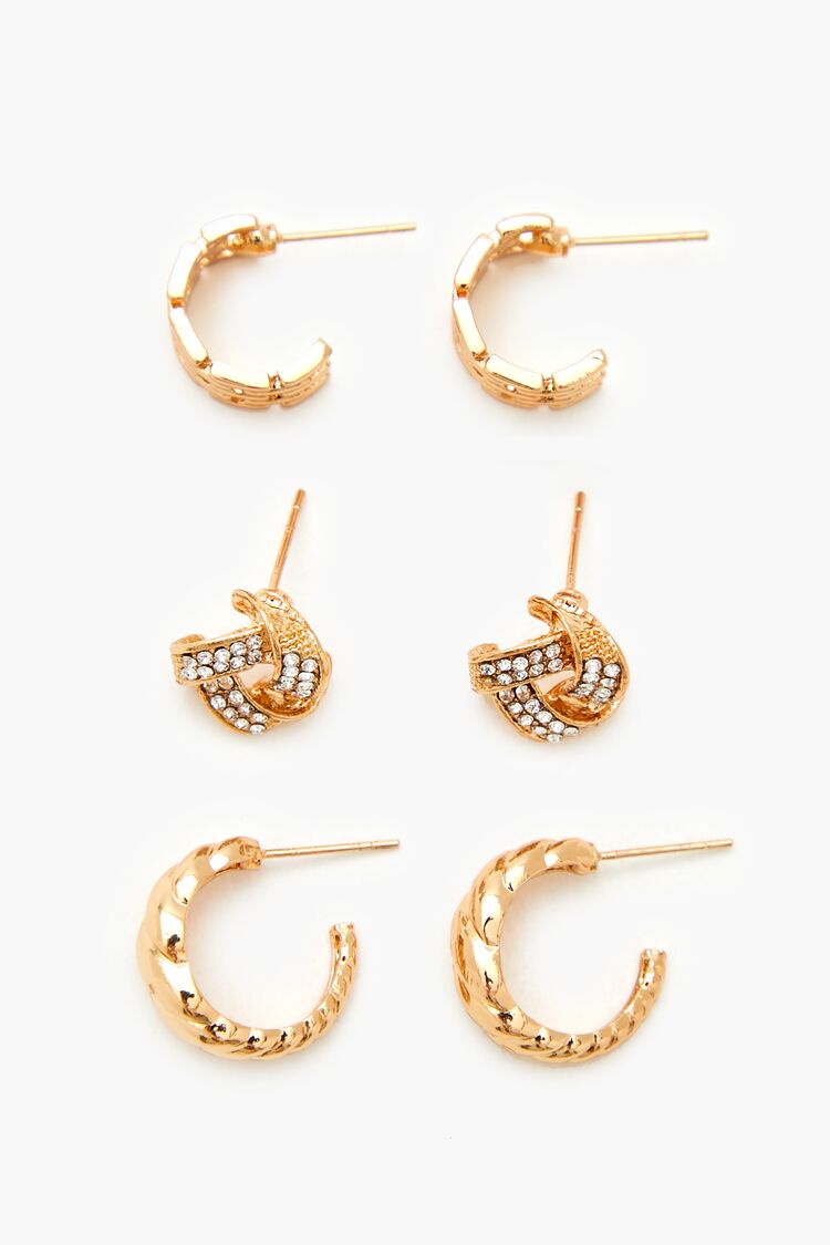Twisted Stud & Hoop Earring Set | Forever 21 sale