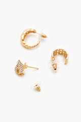 Twisted Stud & Hoop Earring Set | Forever 21 sale