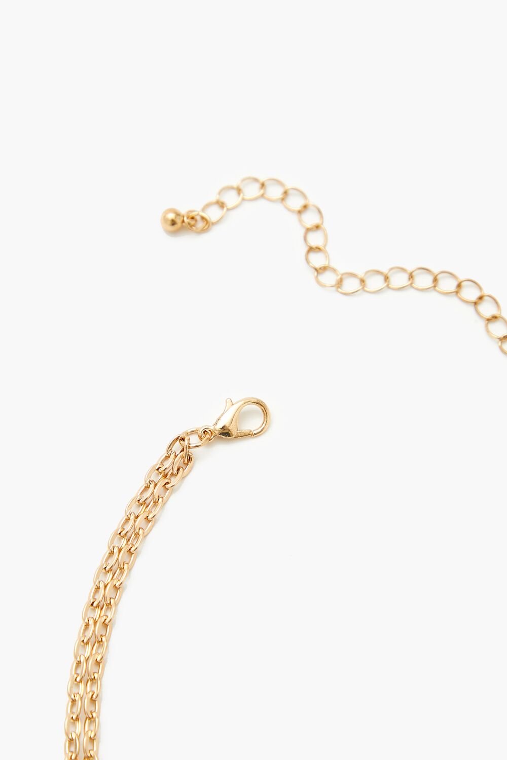 Layered Faux Gem Cross Necklace | Forever 21 outlet