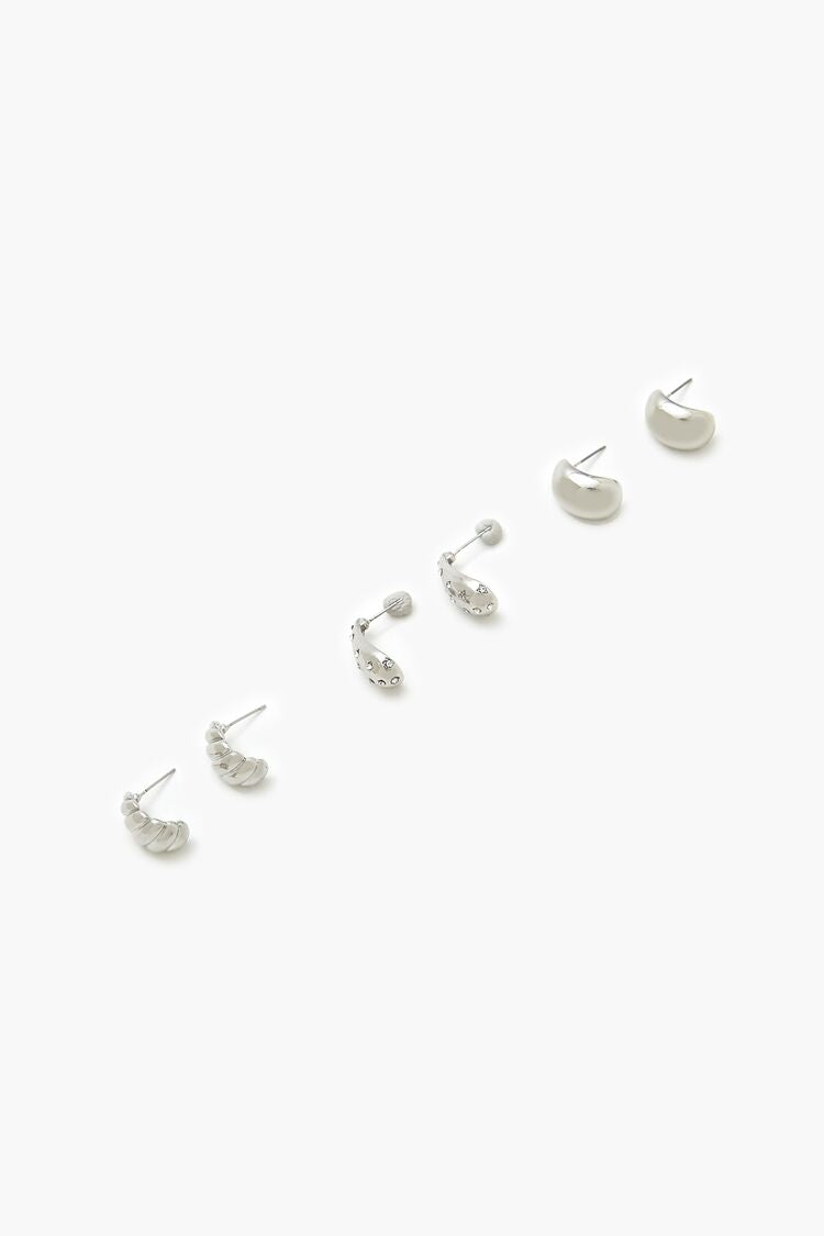 Rhinestone Hoop Earring Set | Forever 21 discount