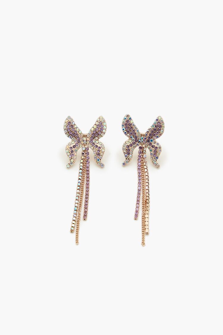 Rhinestone Butterfly Drop Earrings | Forever 21 outlet