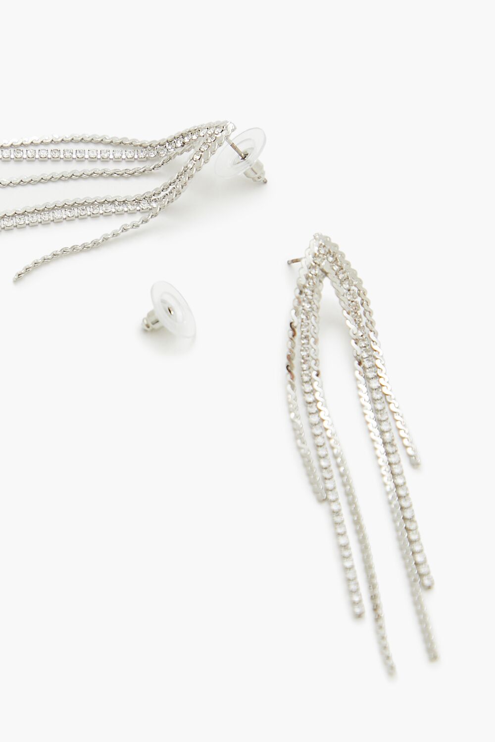 Rhinestone Box Chain Drop Earrings | Forever 21 sale