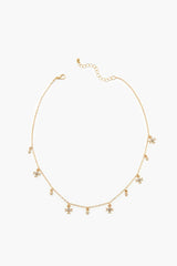 Rhinestone Cross Charm Necklace | Forever 21 on sale