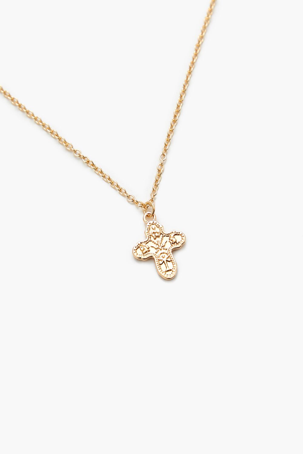 Etched Cross Charm Necklace | Forever 21 discount