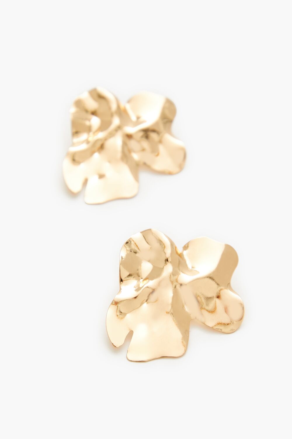 Hammered Abstract Drop Earrings | Forever 21 sale