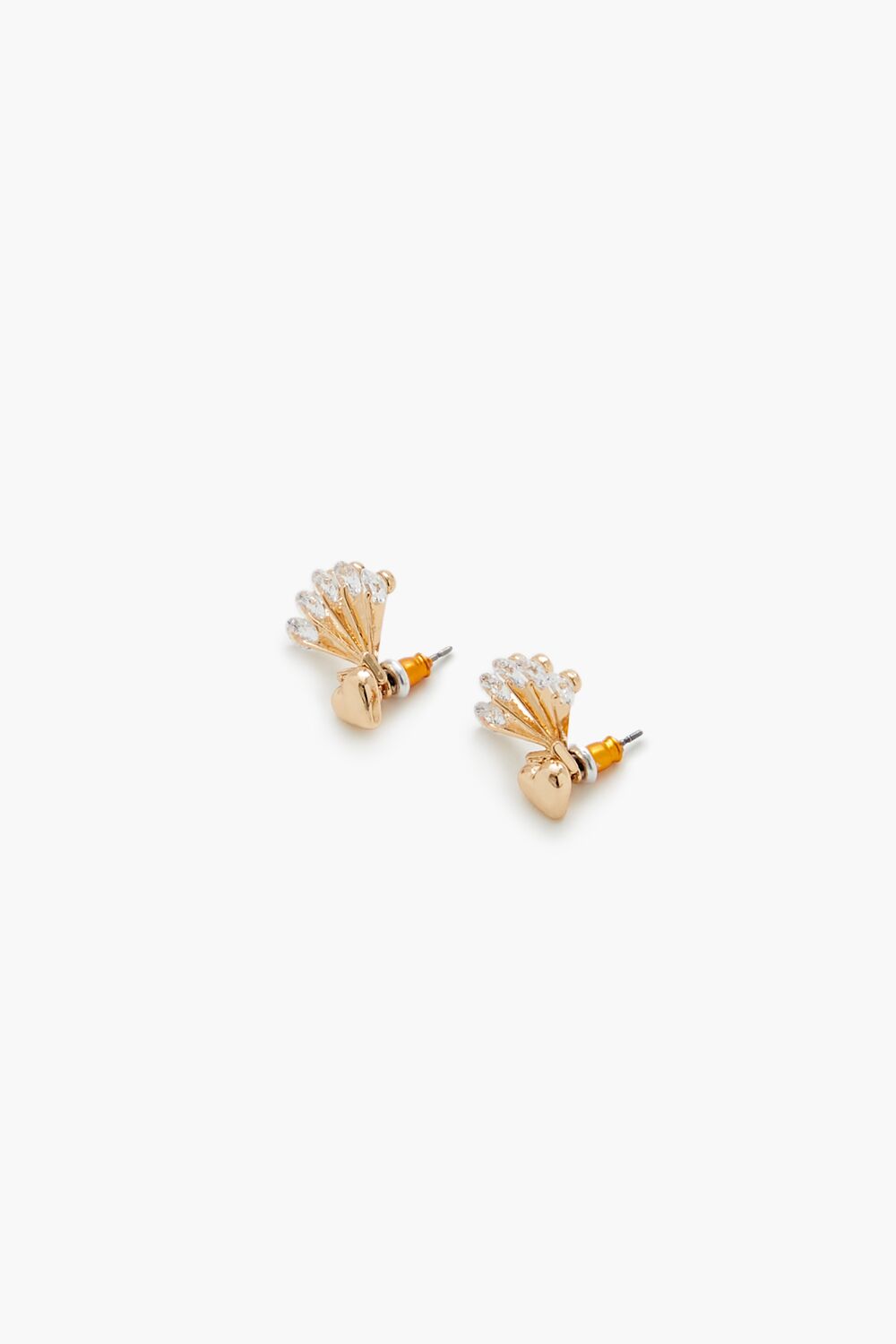 Rhinestone Heart Stud Earrings | Forever 21 sale