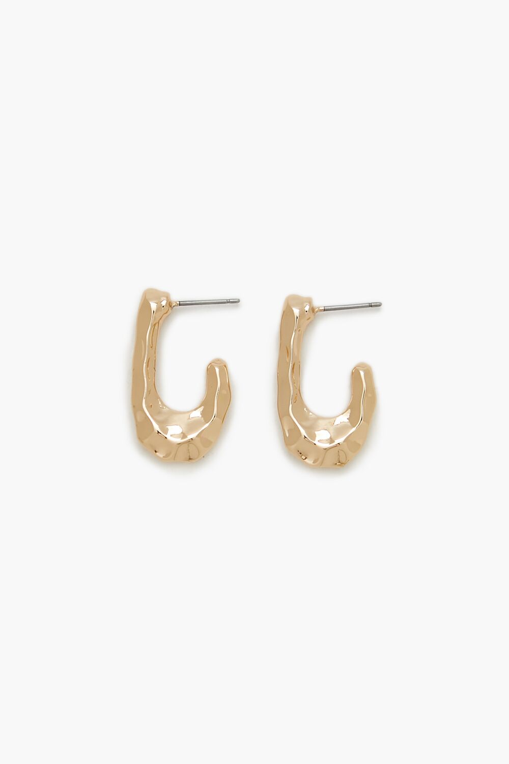 Hammered Geo Drop Earrings | Forever 21 US