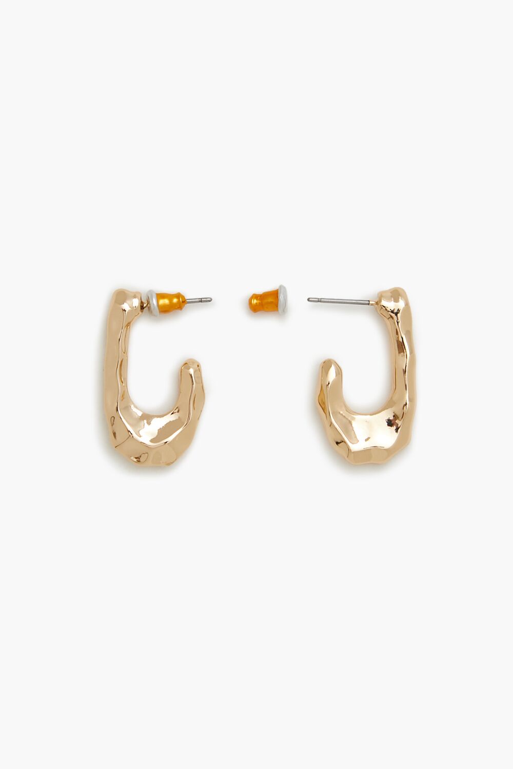 Hammered Geo Drop Earrings | Forever 21 US