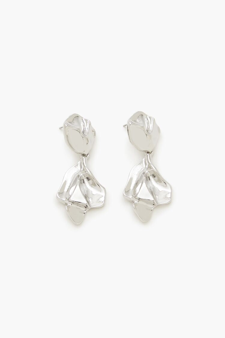 Hammered Abstract Drop Earrings | Forever 21 outlet