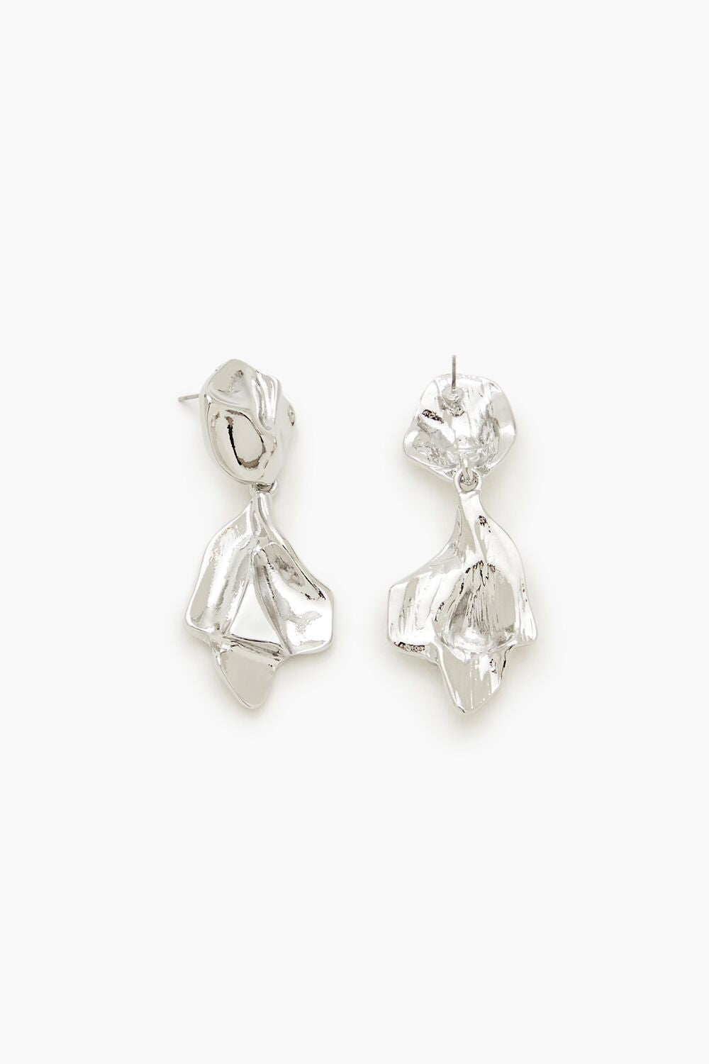 Hammered Abstract Drop Earrings | Forever 21 outlet