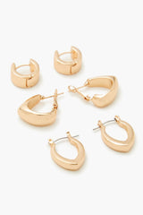Geo Hoop Earring Set | Forever 21 near me