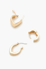 Geo Hoop Earring Set | Forever 21 near me