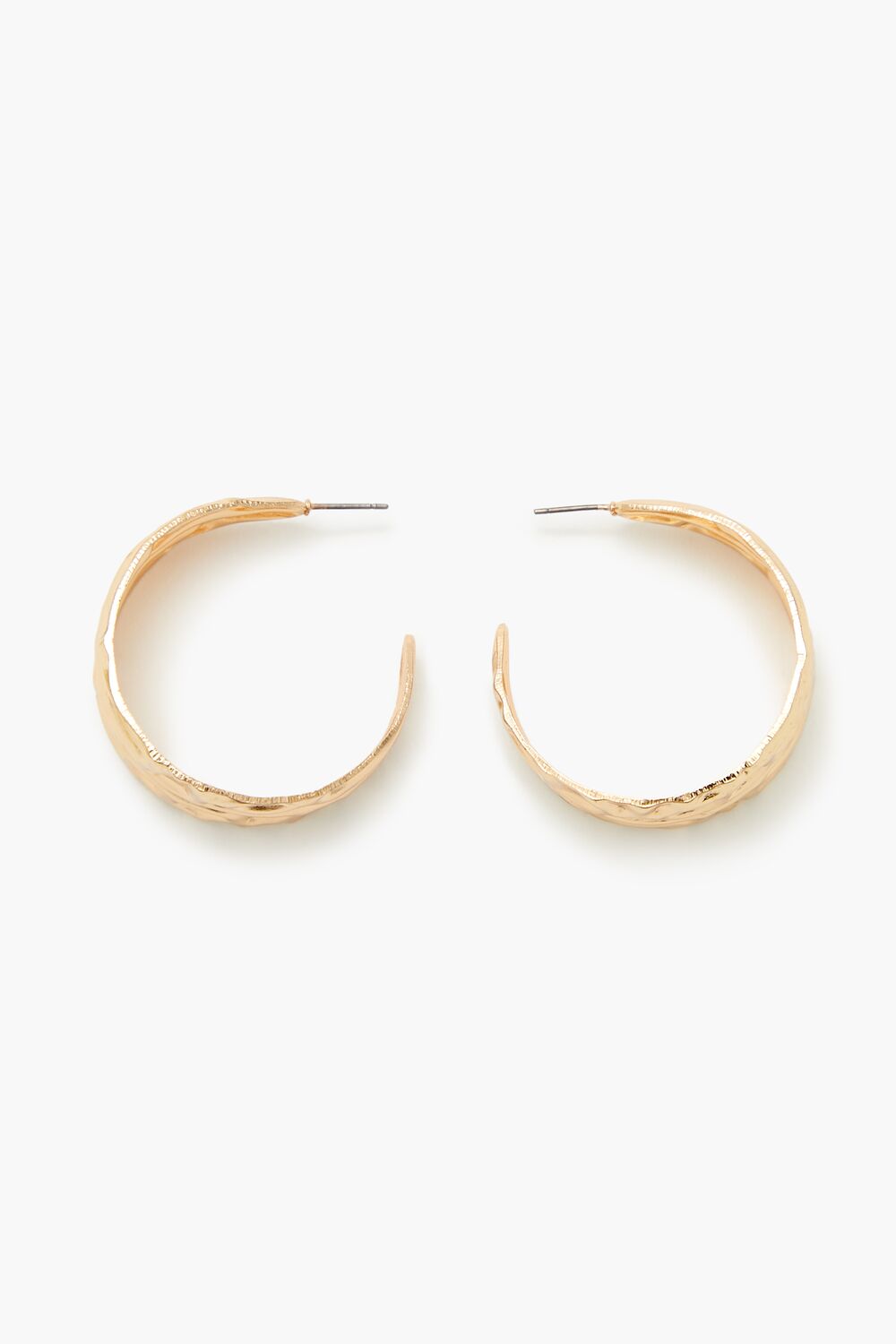 Thick Hammered Hoop Earrings | Forever 21 sale