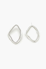 Geo Rhinestone Drop Earrings | Forever 21 on sale