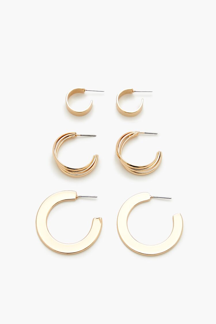 Smooth Multi-Hoop Earring Set | Forever 21 discount