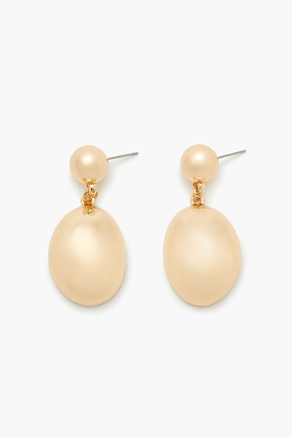 Tiered Oval Drop Earrings | Forever 21 online
