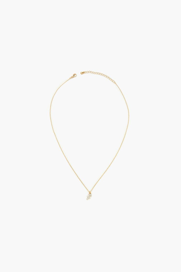 Rhinestone Zodiac Charm Necklace | Forever 21 sale
