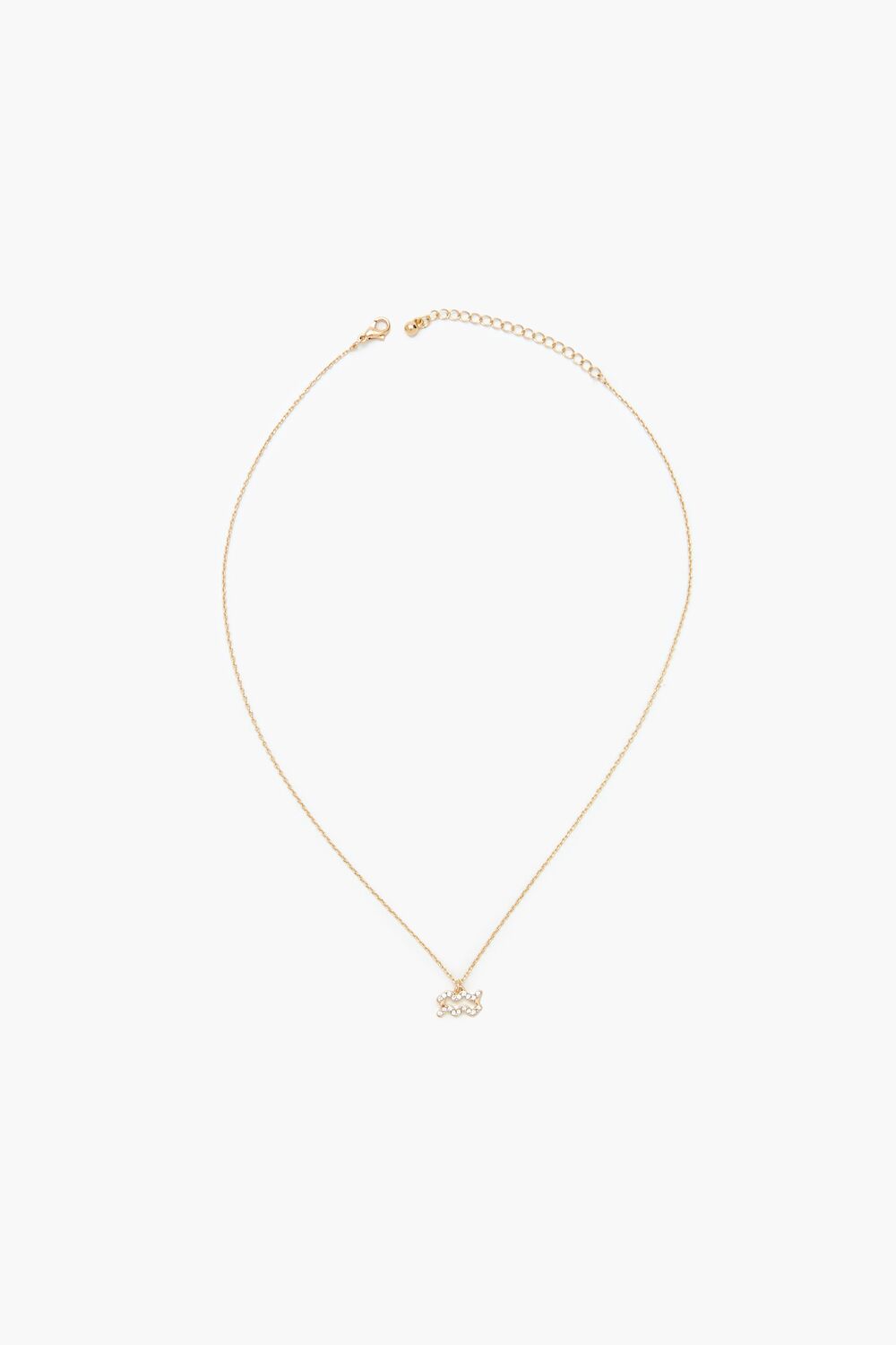 Rhinestone Zodiac Charm Necklace | Forever 21 sale