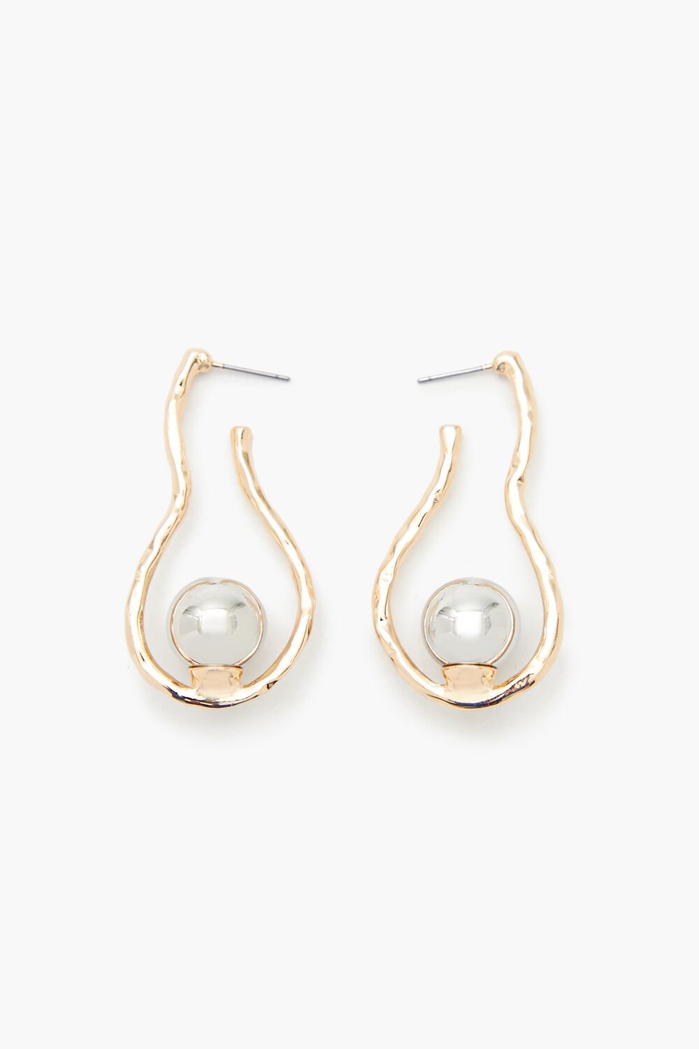 Faux Pearl Geo Drop Earrings | Forever 21 near me