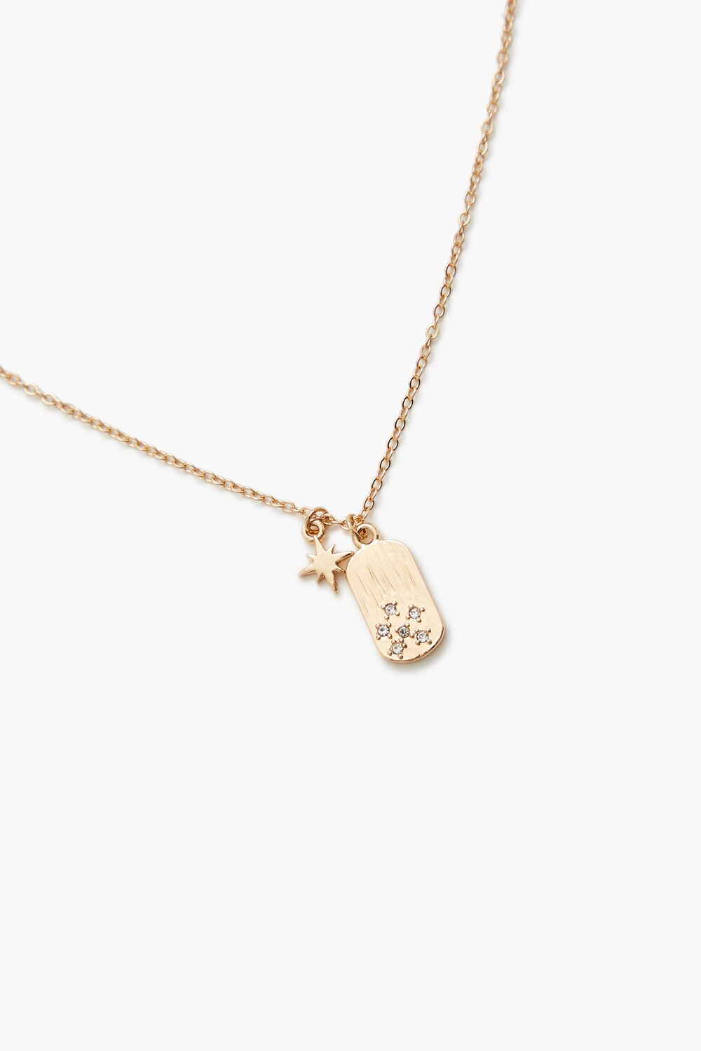 Star & Dog Tag Charm Necklace | Forever 21 on sale