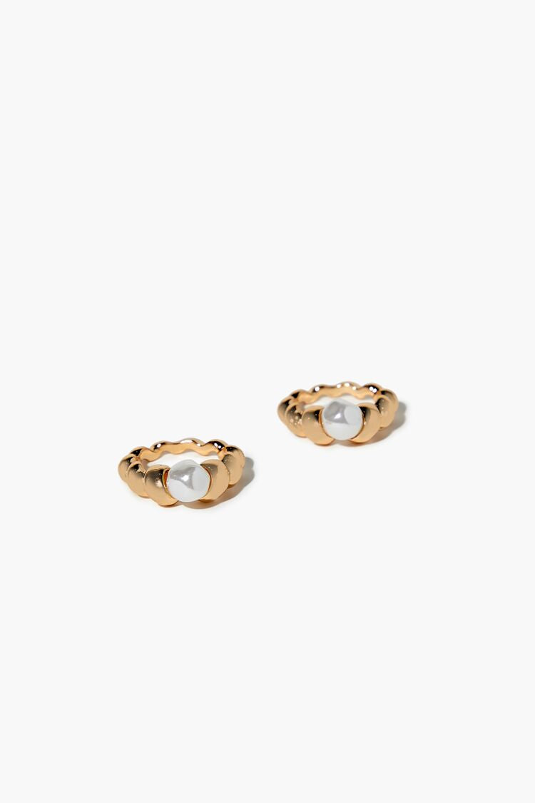 Faux Pearl Ring Set | Forever 21 outlet