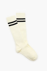 Varsity-Striped Ribbed Socks | Forever 21 online