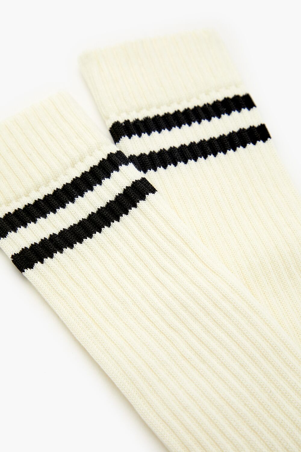 Varsity-Striped Ribbed Socks | Forever 21 online