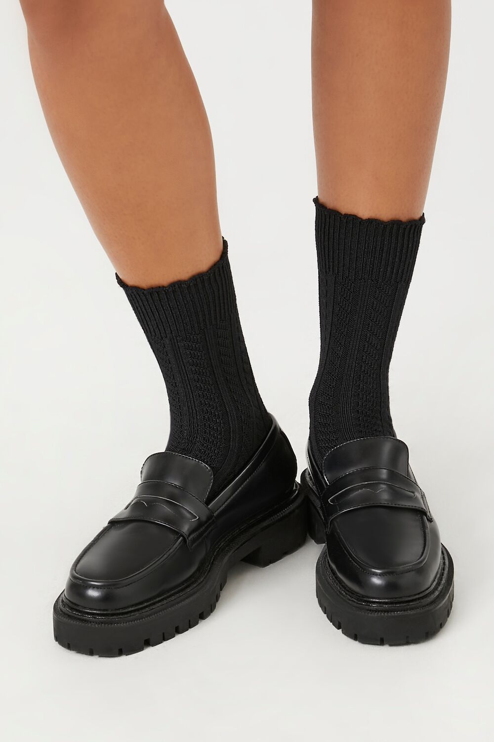 Pointelle Knit Crew Socks | Forever 21 on sale