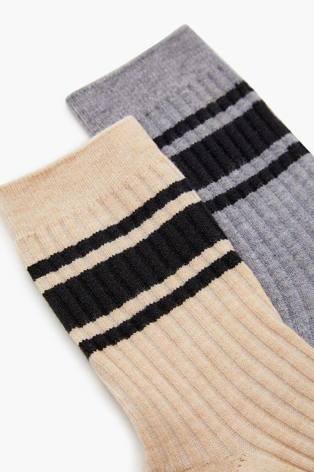 Varsity-Striped Crew Socks Set - 2 pack | Forever 21 on sale