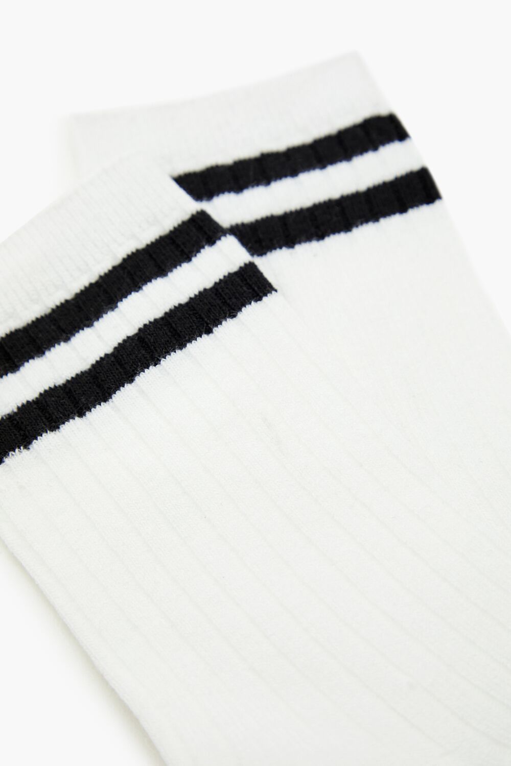 Ribbed Varsity-Striped Crew Socks | Forever 21 US