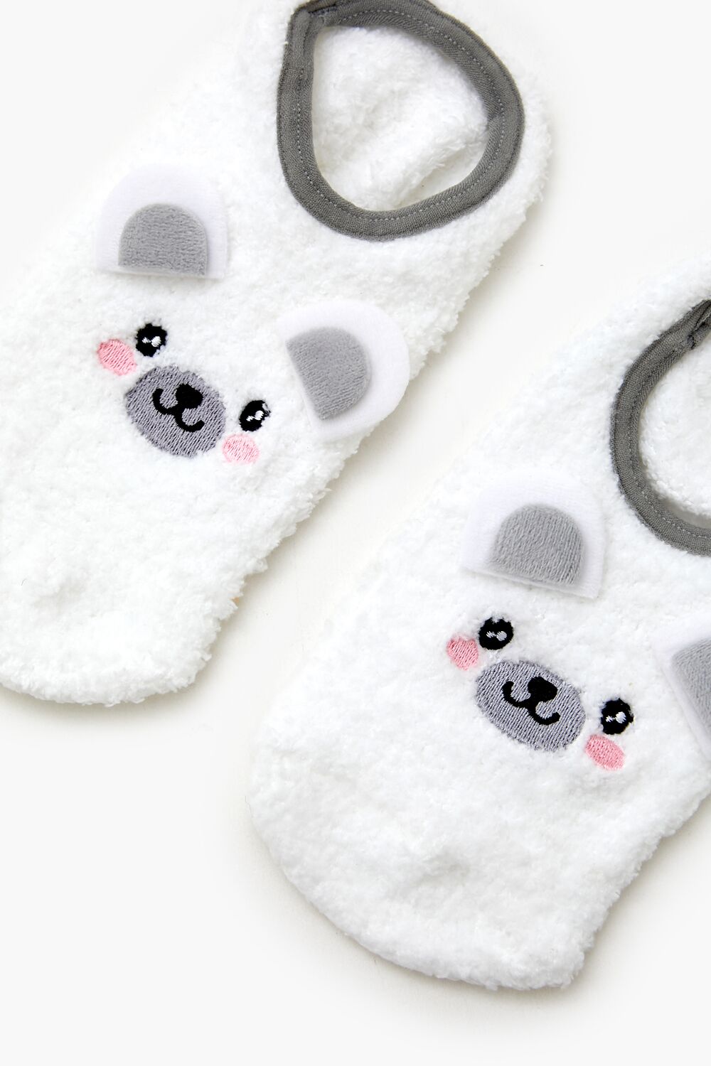 Plush Polar Bear No-Show Socks | Forever 21 sale