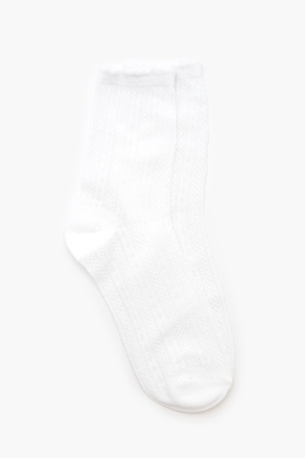 Pointelle Knit Crew Socks | Forever 21 US