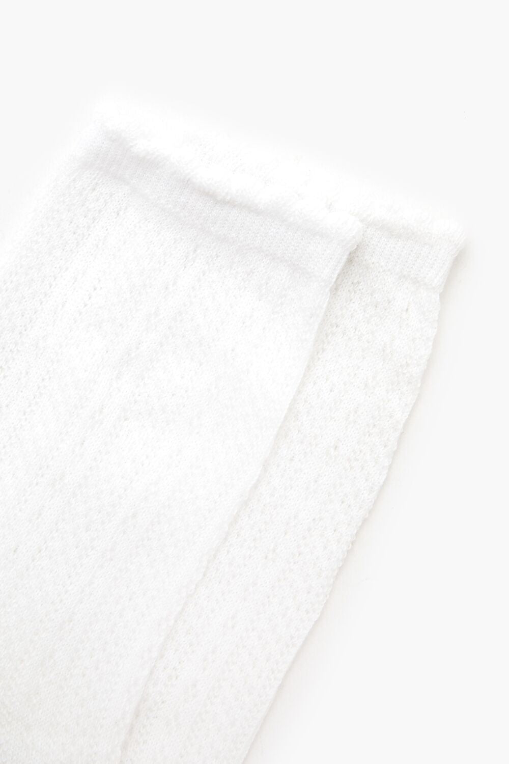 Pointelle Knit Crew Socks | Forever 21 US