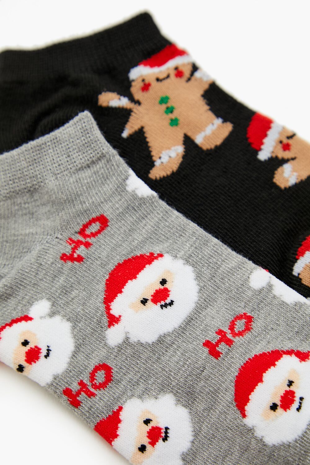 Gingerbread Man & Santa Ankle Socks Set - 2 pack | Forever 21 online