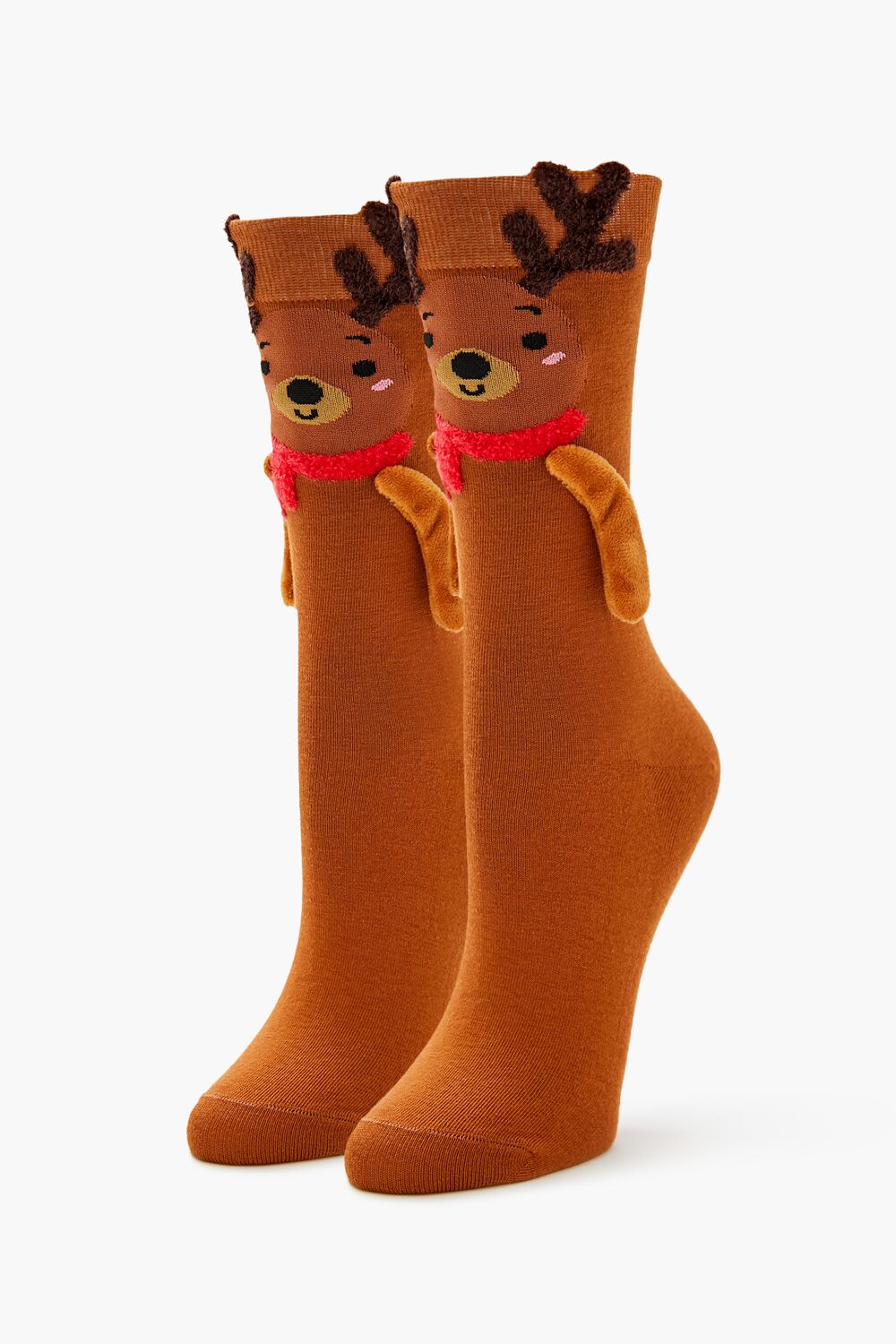 Polar Bear & Reindeer Crew Socks Set - 2 pack | Forever 21 sale