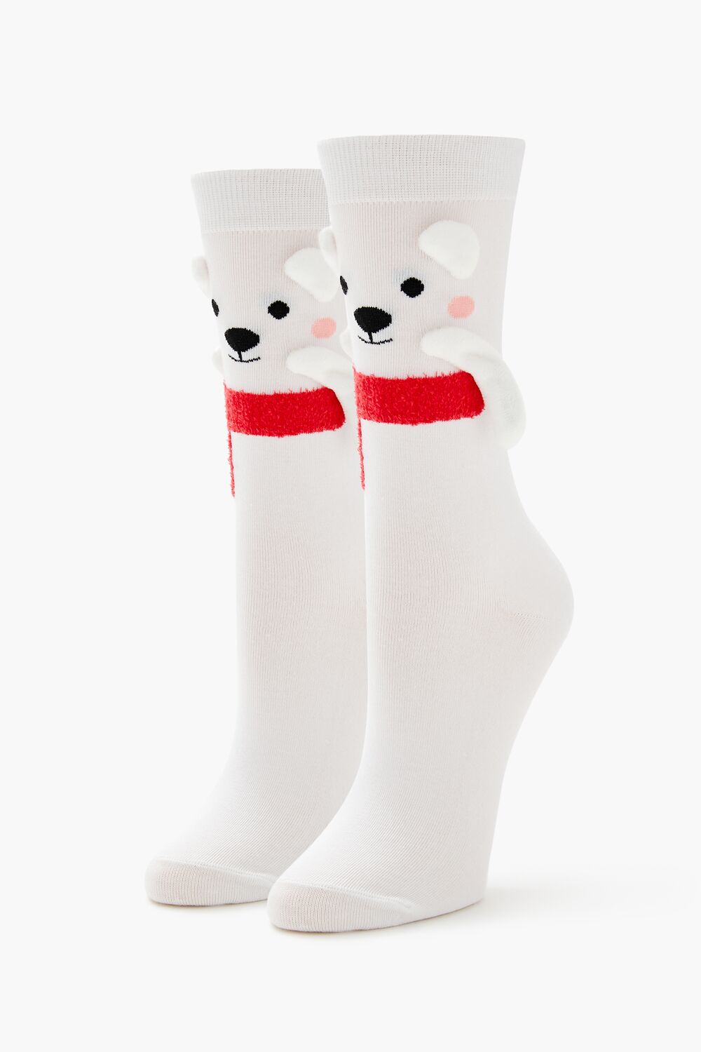 Polar Bear & Reindeer Crew Socks Set - 2 pack | Forever 21 sale