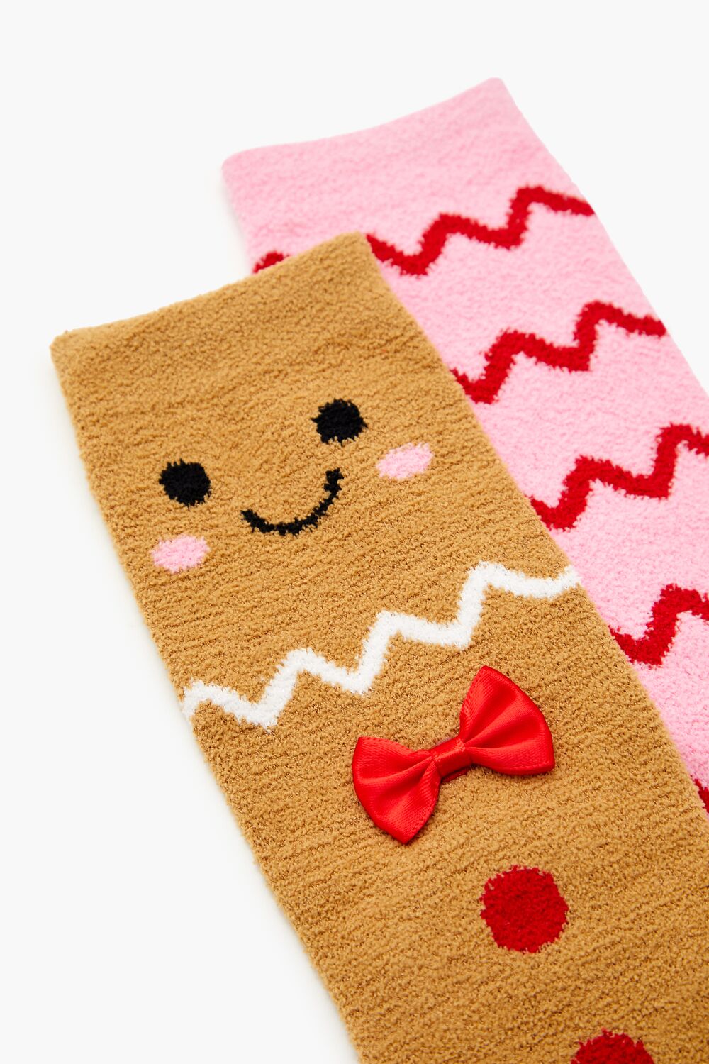 Gingerbread Man Crew Socks Set - 2 pack | Forever 21 on sale