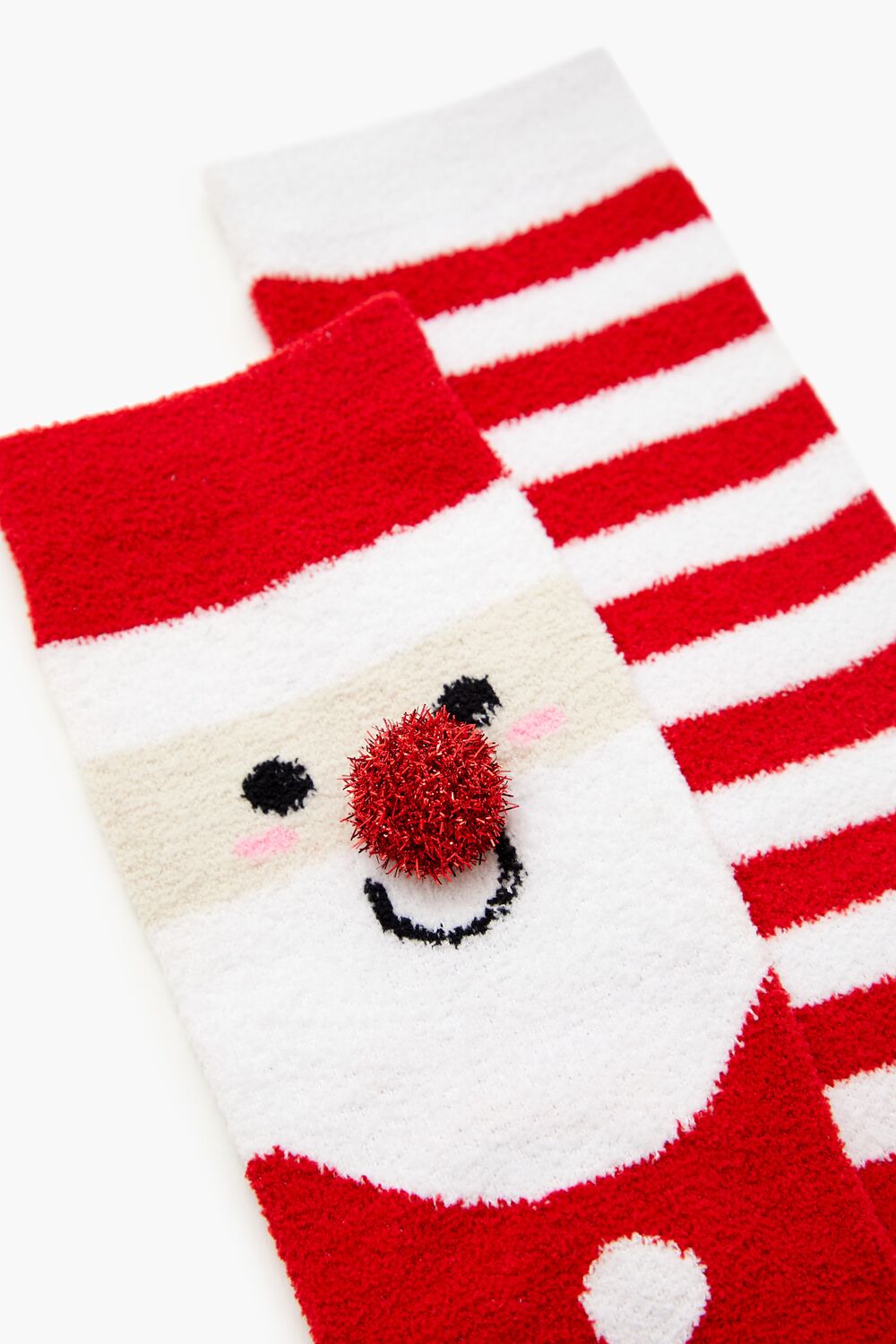 Santa Pom Pom Crew Socks Set - 2 pack | Forever 21 discount