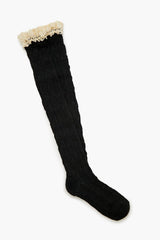 Crochet Lace Thigh-High Socks | Forever 21 online