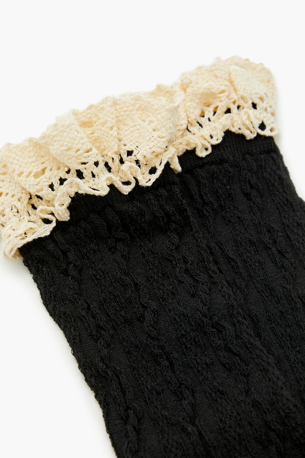 Crochet Lace Thigh-High Socks | Forever 21 online
