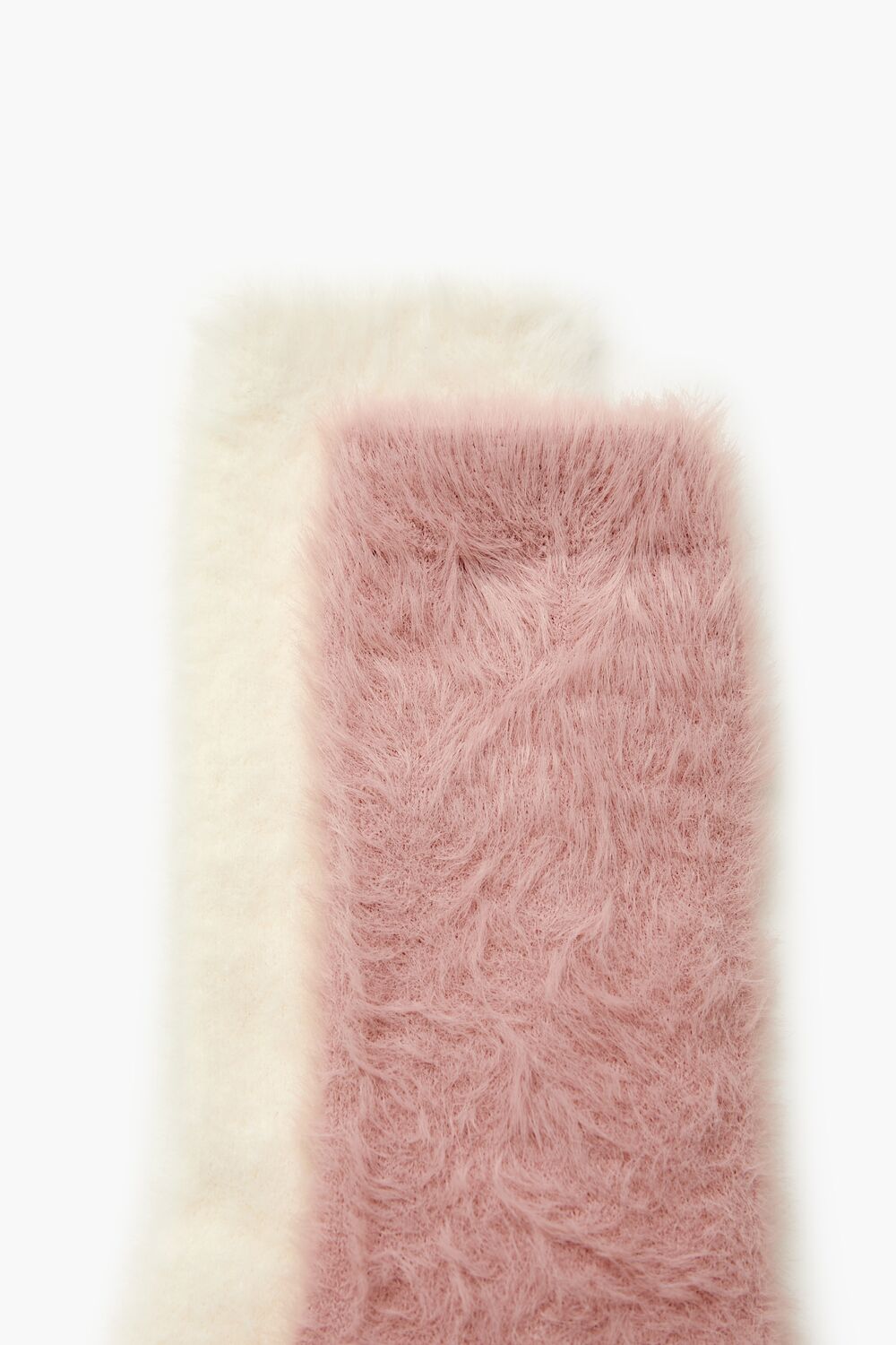 Fuzzy Knit Crew Socks - 2 pack | Forever 21 discount