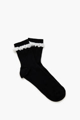 Lace-Trim Crew Socks | Forever 21 online