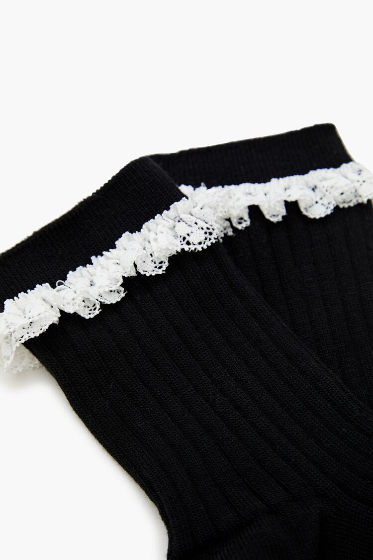 Lace-Trim Crew Socks | Forever 21 online
