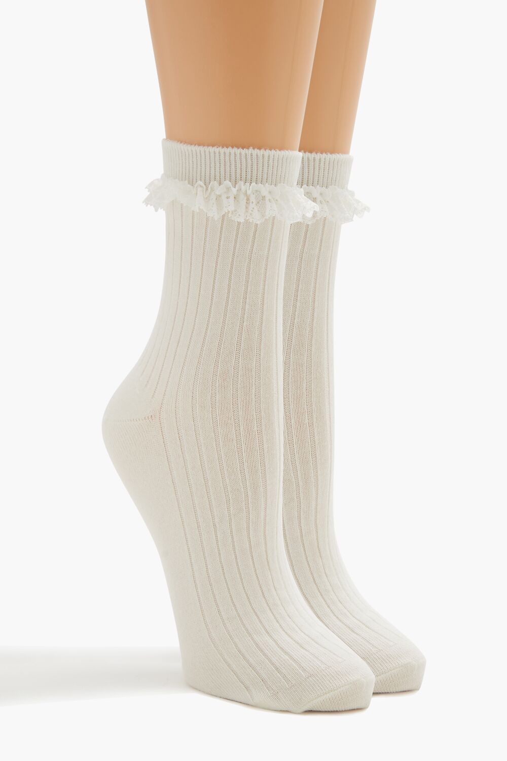 Lace-Trim Crew Socks | Forever 21 online