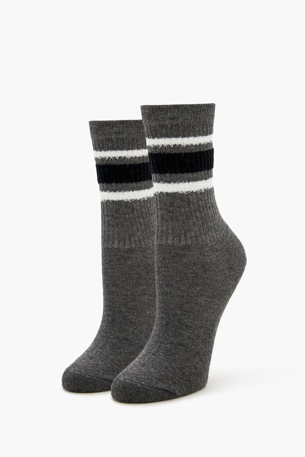 Striped-Trim Crew Socks | Forever 21 near me